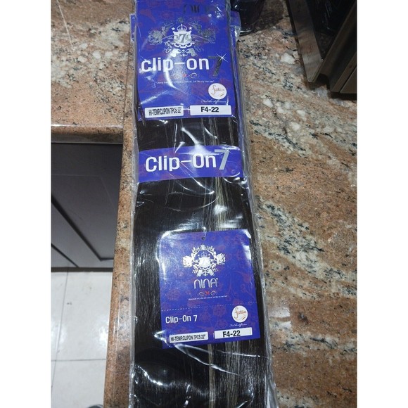 Nina Women's Clip-On 7, Hi-Temp 7pcs. 22in. (F4-22) - Picture 2 of 8